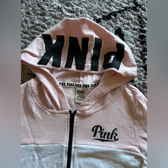PINK Zip Up Hoodie - Picture 2 of 3